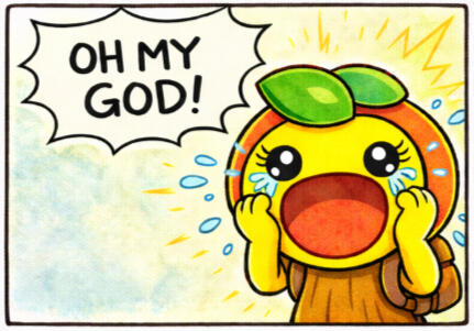 RinRin reacts with shock and frustration after finding the shop closed